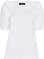 Thumbnail for your product : Simone Rocha Embellished Scallop Sleeve T-Shirt