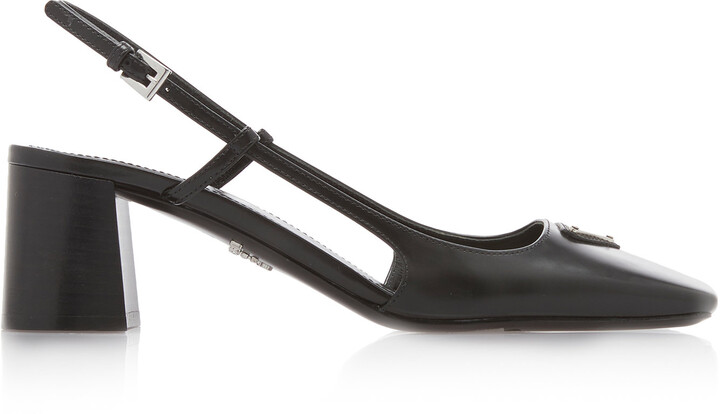 prada square toe pumps