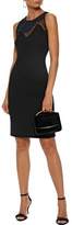 Thumbnail for your product : Elie Tahari Colby Tulle-paneled Crepe Dress
