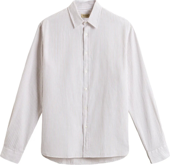 Woolrich Striped Button-Up Shirt