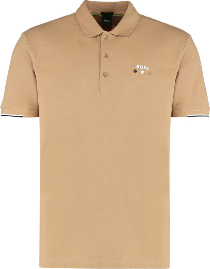 HUGO BOSS Logo-Detail Polo Shirt