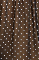 Thumbnail for your product : Saint Laurent Tie Neck Sheer Dot Blouse