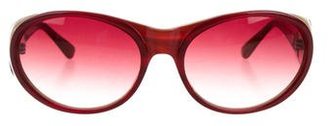 Derek Lam Bicolor Round Sunglasses