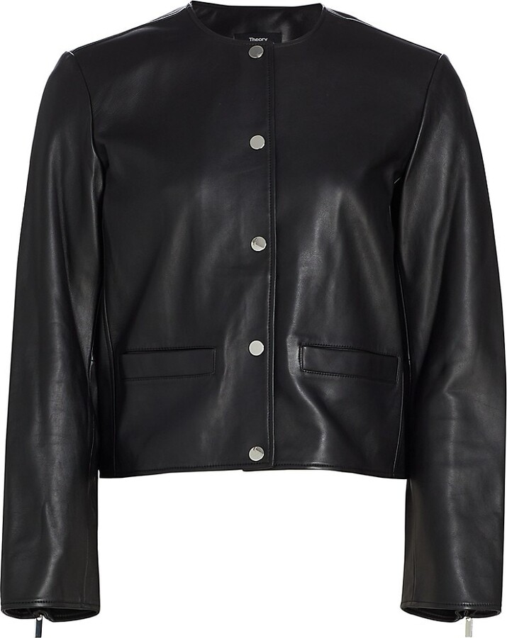 Chanel Leather jacket - ShopStyle