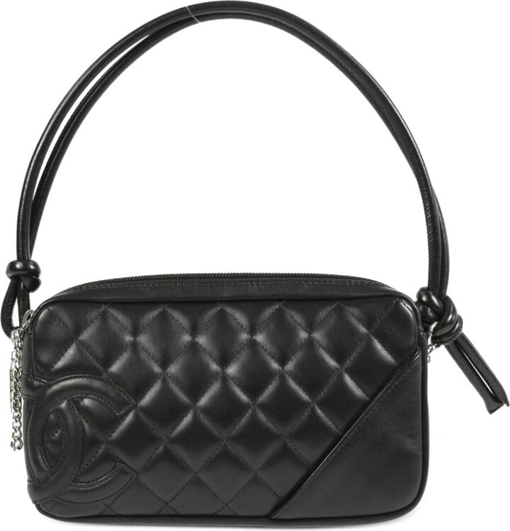 Chanel Pink/Black Quilted Leather Cambon Ligne Large Tote Bag - Yoogi's  Closet