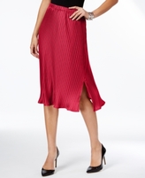 Thumbnail for your product : NY Collection Petite Pleated Skirt