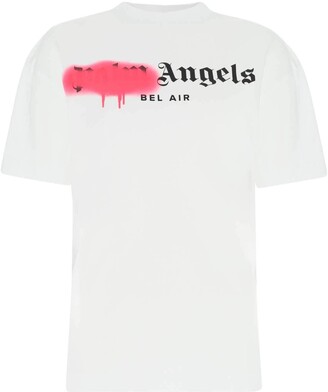 Palm Angels Logo Print Crewneck T-Shirt