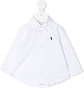 Ralph Lauren Kids Logo-Embroidered Button-Down Shirt