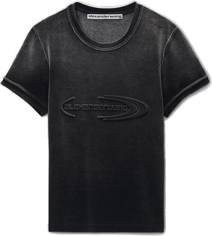 Alexander Wang Logo Detailed Crewneck T-Shirt