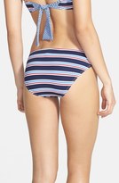 Thumbnail for your product : Tommy Bahama 'Stripe & Medallion' Side Shirred Hipster Bikini Bottoms