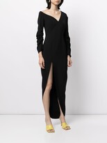 Thumbnail for your product : A.W.A.K.E. Mode Long-Sleeve Asymmetric Dress