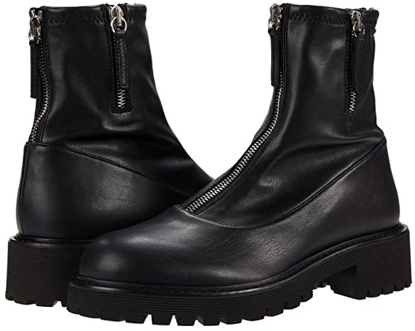 zip up combat boots
