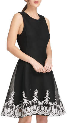 DKNY Sleeveless Fit & Flare Dress
