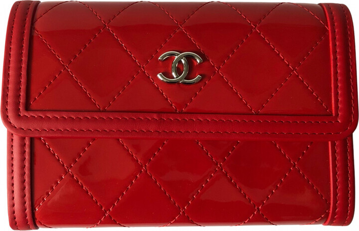 Red Patent Leather Wallet
