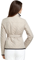 Thumbnail for your product : Brooks Brothers Quilted Belted Jacket