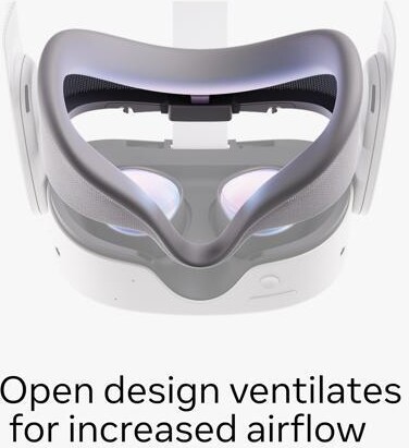 Meta Quest 3s Breathable Facial Interface - Works with Meta Quest 3S - Increases Comfort - Installs in Seconds