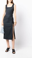 Thumbnail for your product : Low Classic Side-Slit Belted Dress