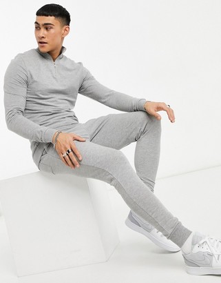 grey designer tracksuit mens