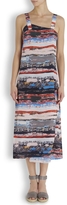 Thumbnail for your product : Opening Ceremony Printed silk midi dress