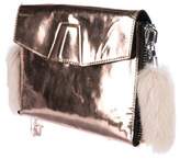 Thumbnail for your product : Alexander Wang Fur-Accented Lydia Clutch