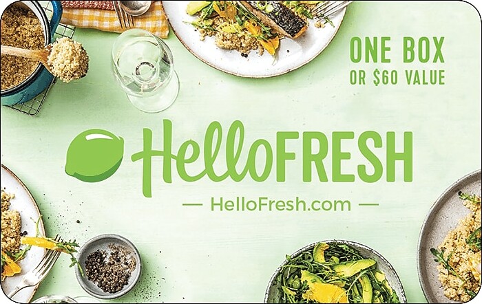 HelloFresh Gift Card $60