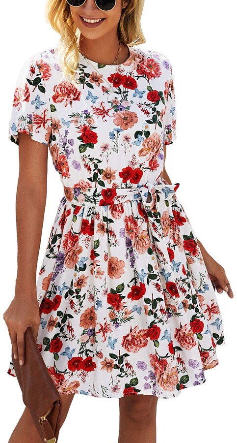 floral flowy dress