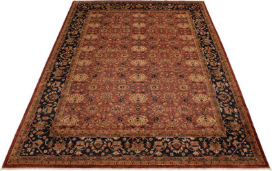 Isabelline Silke Oriental Handmade Hand-Knotted Rectangle 9'2\