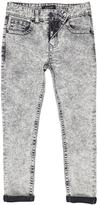 Thumbnail for your product : River Island Boys Denim Skinny Grey Acid Wash Jeans