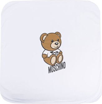 MOSCHINO BAMBINO Teddy Bear-print blanket