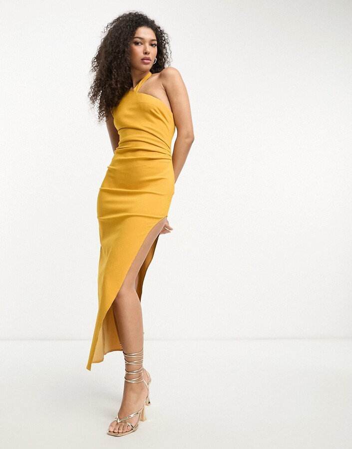 Mustard Yellow Dress | ShopStyle