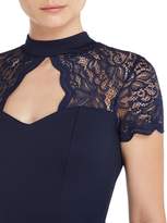 Thumbnail for your product : Sistaglam loves Jessica Key hole lace top bodycon