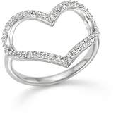 Thumbnail for your product : KC Designs Diamond Heart Ring in 14K White Gold