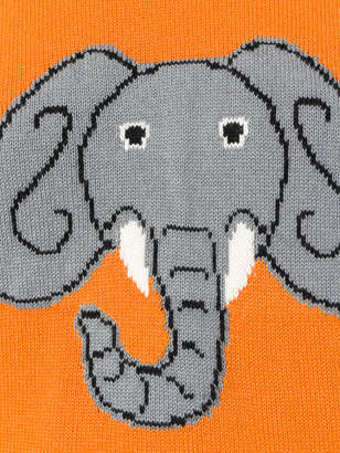 Alberta Ferretti elephant intarsia jumper