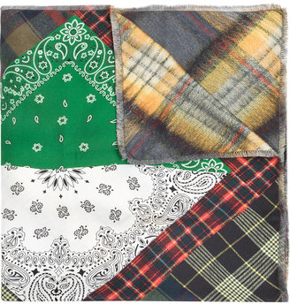 Pierre Louis Mascia Pierre-Louis Mascia patchwork scarf