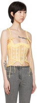 Thumbnail for your product : Nodress Yellow Polyester Tank Top