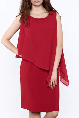 Picadilly Scarlet Red Knee Dress