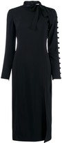 Thumbnail for your product : RED Valentino Sleeve Detail Midi Dress