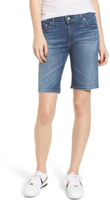 AG Jeans 'Nikki' Distressed Denim Bermuda Shorts