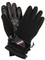Thumbnail for your product : MONCLER GRENOBLE Leather-trimmed ski gloves
