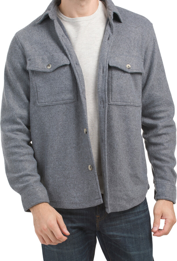 The Original Supersoft Cashmere Look Shirt Jacket ShopStyle