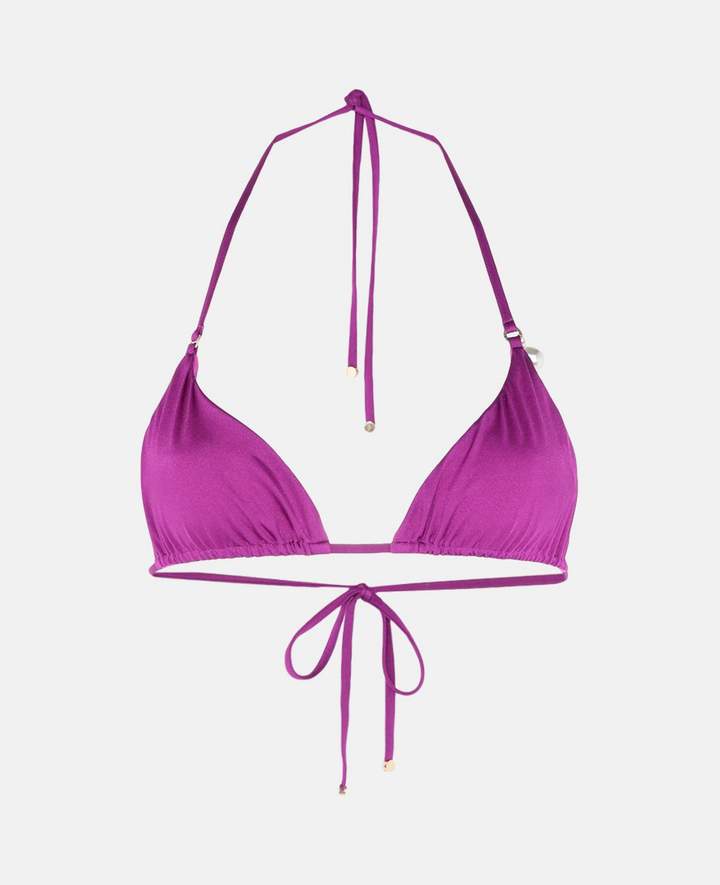 Stella McCartney Purple Bikini Top, Women's - ShopStyle Two Piece Swimsuits