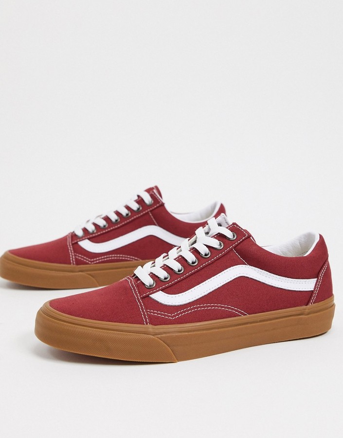 Vans Red Shoes | Shop the world's largest collection of fashion | ShopStyle  UK