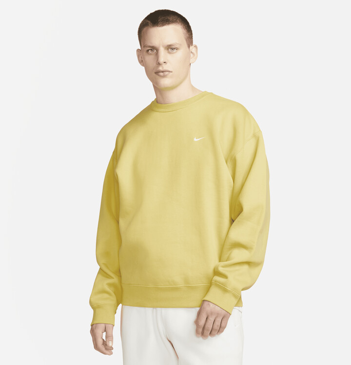 mens yellow nike sweatshirt