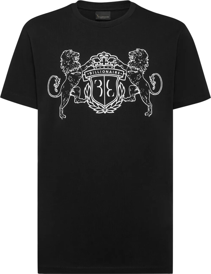 Billionaire logo-embroidered cotton T-shirt