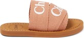 Thumbnail for your product : Chloé Children Woody canvas slides