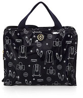 Thumbnail for your product : Tory Burch Bifold Icon-Print Hanging Zip Traveler Case