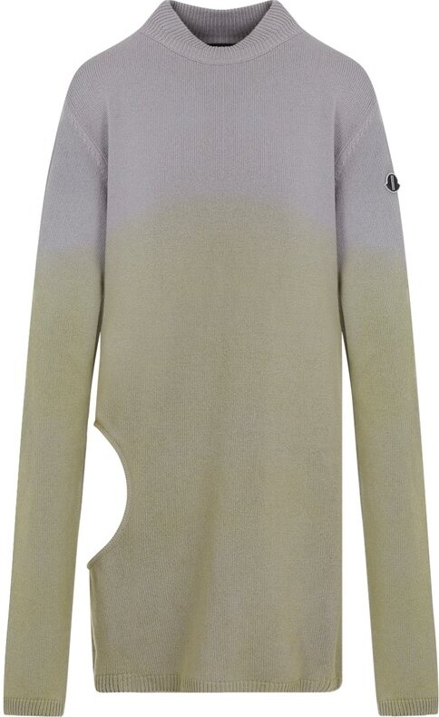 Moncler + Rick Owens Cut Out Knitted Jumper