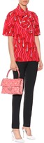 Thumbnail for your product : Valentino printed silk top