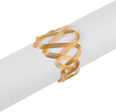 Thumbnail for your product : Luxe - Crossed Metal Napkin Rings - Set of 4 - Brass