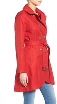 Thumbnail for your product : CeCe Angelina Tulip Hem Trench Coat
